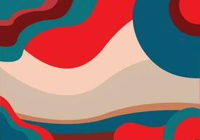 Abstract colorful horizontal banner background vector