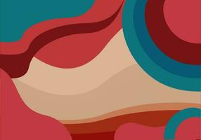 Abstract colorful horizontal banner background vector