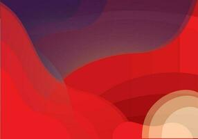 Vibrant Abstract Colorful Horizontal Banner Background vector