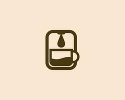 Vector illustration logo coffee business. Cafe, Restaurant, Coffee Shop emblems templates. Espresso icon