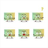 Cartoon character of stimulsus check with what expression vector