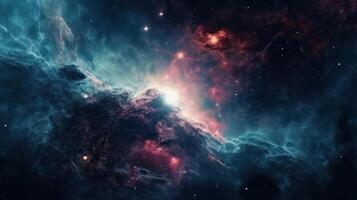 deep space and nebula photo