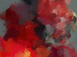 Colorful oil paint brush abstract background red photo