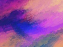 Colorful oil paint cloud brush abstract background pink photo