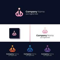 Yoga modern abstract logo, custom, creative, business, professional, typography, object, modern, minimal, symbol, vector