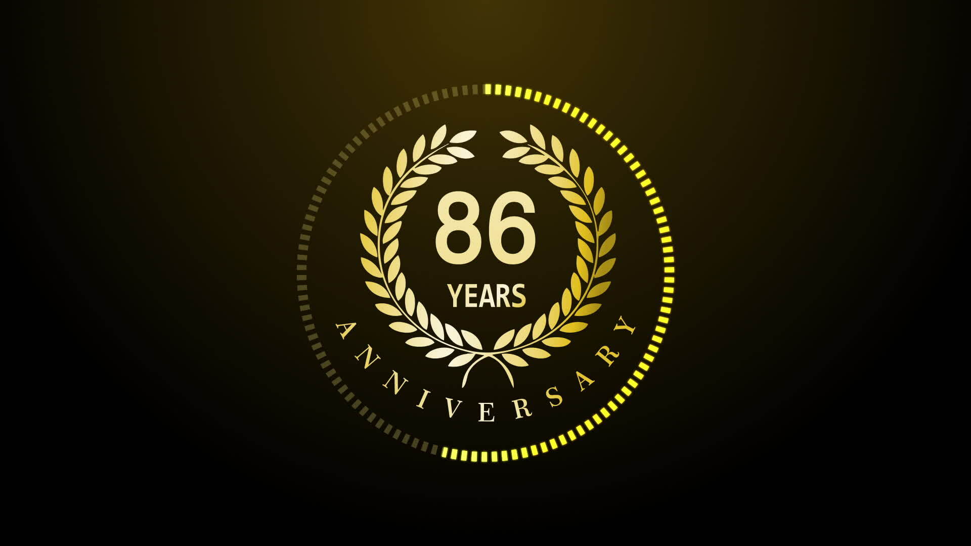 86th Year Celebration gold color luxury sparkling elegant 24140082 ...