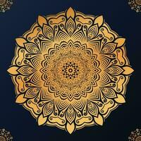 Vector flower luxury mandala background arabesque style