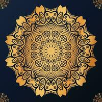 Vector flower luxury mandala background arabesque style