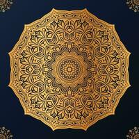 Vector flower luxury mandala background arabesque style