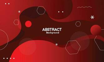 A red background with a red background and the words abstract vector