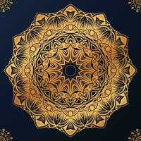 Vector flower luxury mandala background arabesque style