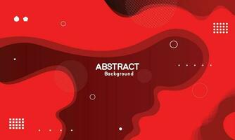 Red background with a red background and the words abstract vector