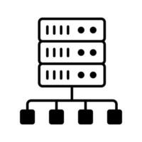 An amazing vector of database network in modern style, easy to use icon
