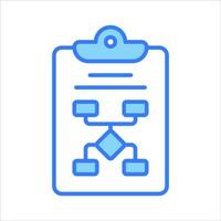 Data flow chart icon, algorithm vector in editable style, business planning