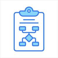 Data flow chart icon, algorithm vector in editable style, business planning