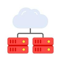 Creatively designed icon of cloud server in modern style, download this premium icon of cloud storage vector