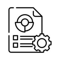 Trendy icon of data management in editable style, data analysis vector