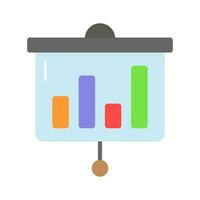 Beautiful designed vector of presentation board in modern style, easy to use icon