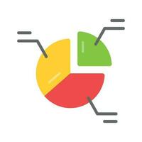 Grab this carefully crafted icon of pie chart, business analysis vector