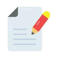 Check this beautifully design icon of agreement document in trendy style vector