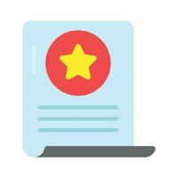 Check this creatively designed vector of certificate in trendy style, premium icon