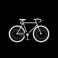 bicicleta, negro y blanco vector ilustración