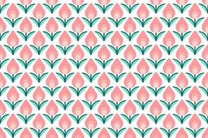 Seamless pattern flower vector design background