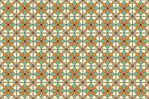 Ceramic tile geometric pattern design background-2 vector