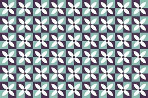 Abstract background flower geometric pattern design vector