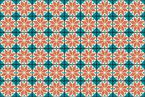 Ceramic tile geometric pattern design background-1 vector