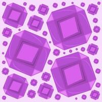 Amethyst crystal stone vector illustration for graphic design and decorative element