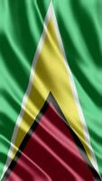 golvend vlag van Guyana golvend vlag vrij video