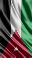 acenando bandeira do Jordânia acenando bandeira livre vídeo video