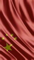 acenando bandeira do China acenando bandeira livre vídeo video