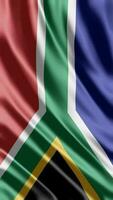 golvend vlag van Afrika golvend vlag vrij video