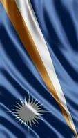 vinka flagga av Marshallöarna vinka flagga fri video
