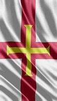 golvend vlag van Guernsey golvend vlag vrij video