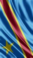 vinka flagga av kongo vinka flagga fri video