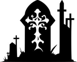 Gothic, Minimalist and Simple Silhouette - Vector illustration