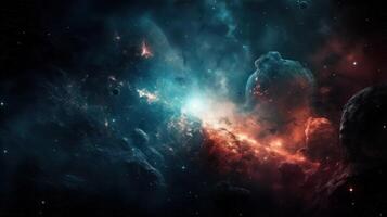 deep space and nebula photo