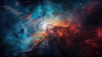 deep space and nebula photo