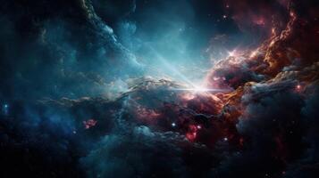 deep space and nebula photo