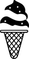 Ice Cream - Minimalist and Flat Logo - Vector illustration