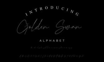 Best Alphabet Birdsong Amazing Script Signature Logotype Font lettering handwritten vector