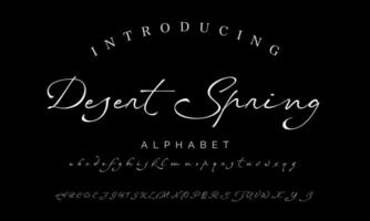 Best Alphabet Birdsong Amazing Script Signature Logotype Font lettering handwritten vector