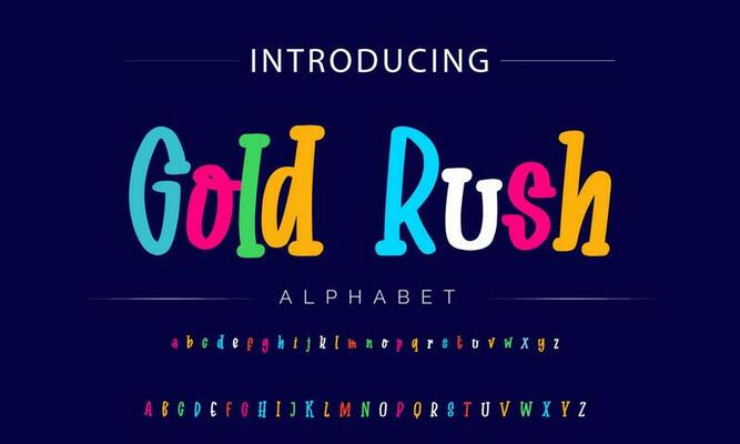 Gold Cursive Font Vector Art, Icons, and Graphics for Free Download