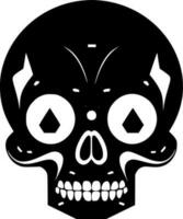 Skull - Minimalist and Flat Logo - Vector illustration