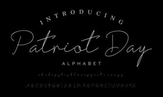 mejor alfabeto canto de los pájaros increíble guión firma logotipo fuente letras escrito vector