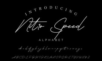 Best Alphabet Birdsong Amazing Script Signature Logotype Font lettering handwritten vector