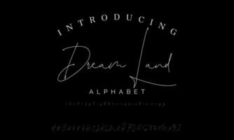 Best Alphabet Birdsong Amazing Script Signature Logotype Font lettering handwritten vector